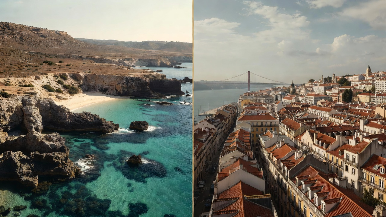 Cyprus and Portugal coastline comparison for crypto investors